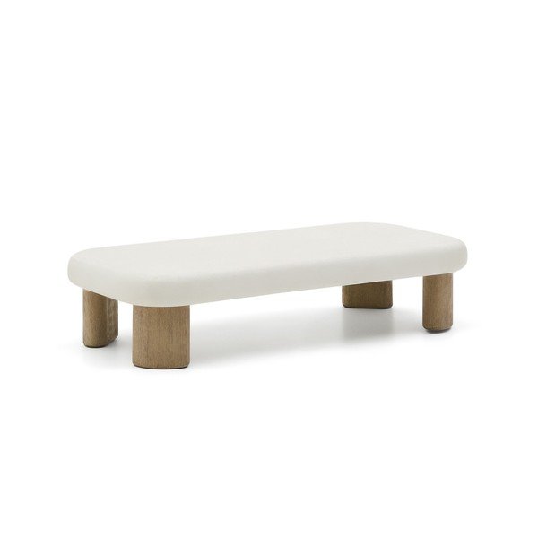 Vrtna klubska mizica z betonsko mizno ploščo 70x140 cm Labra – Kave Home