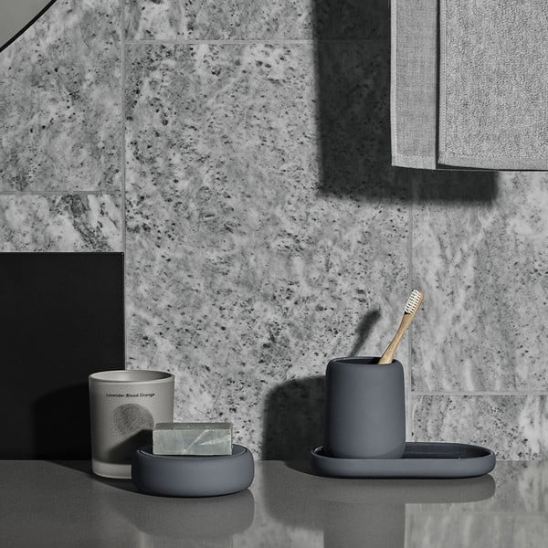 Sivo-črn dozirnik za milo Blomus Sono, 250 ml-image-1