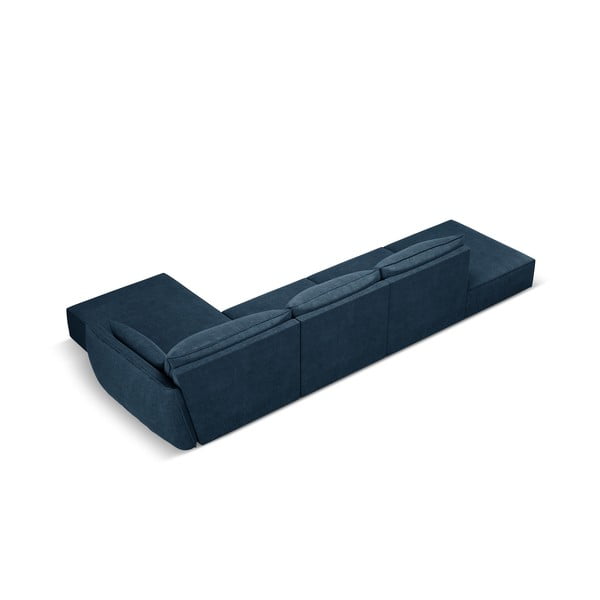 Temno moder kotni kavč (desni kot) Vanda - Mazzini Sofas-image-3