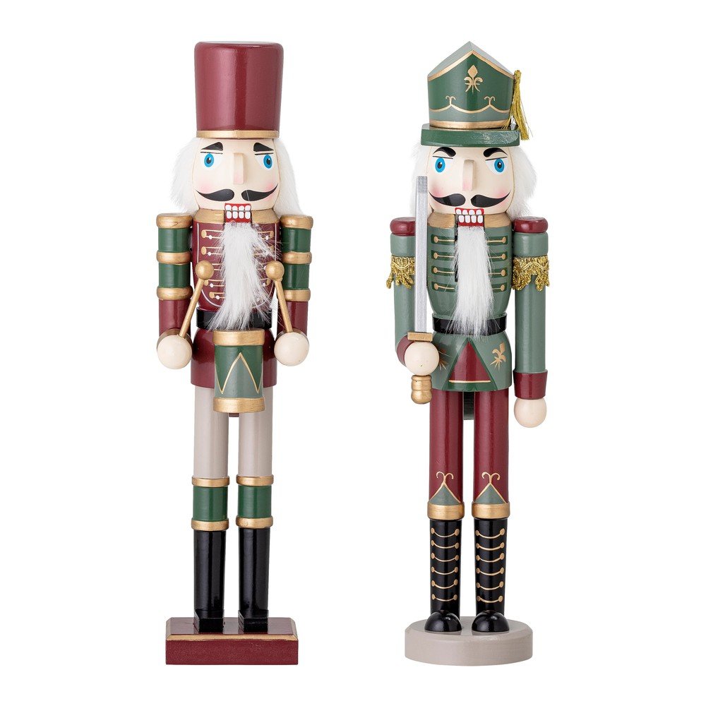 Lesene božične figurice v kompletu 2 ks (višina 38 cm) Darren
