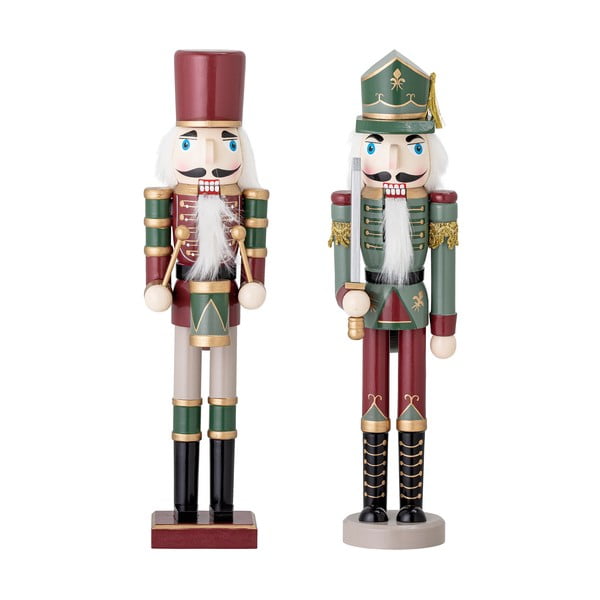 Lesene božične figurice v kompletu 2 ks (višina 38 cm) Darren – Bloomingville