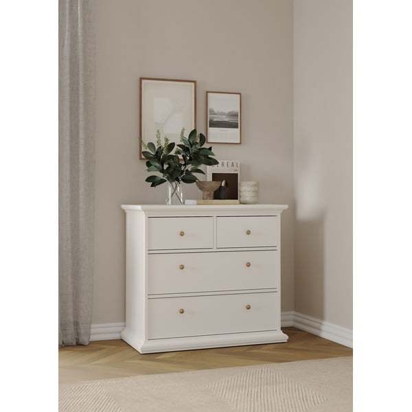 Bela nizka komoda 96x87 cm Paris – Tvilum-image-1