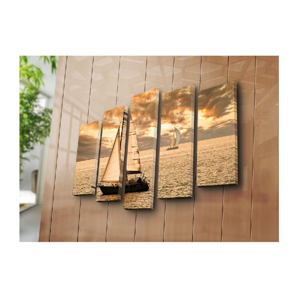 Večdelna slika Čoln, 105 x 70 cm-image-2