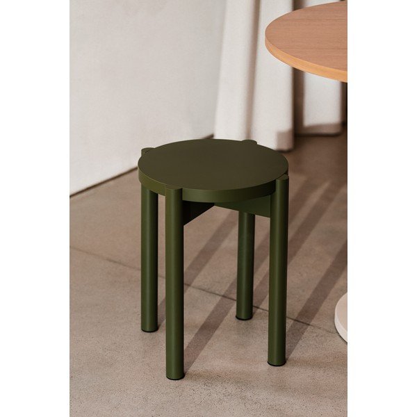 Zelen stolček iz masivne bukve Hopp – noo.ma-image-2