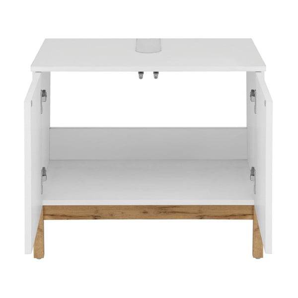 Bela omarica za pod umivalnik 56x35 cm Mirza – Støraa-image-2