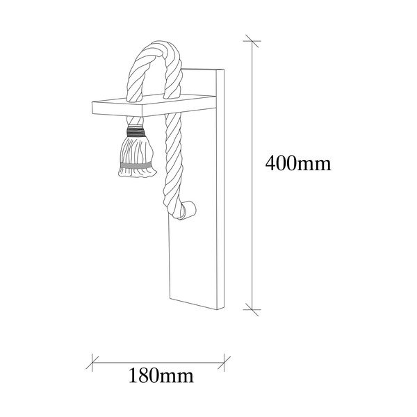 Stenska svetilka v naravni barvi Erebos – Opviq lights-image-4