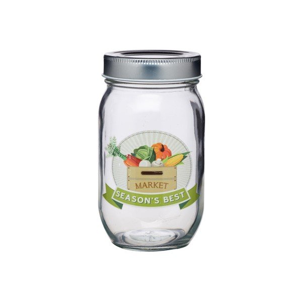 Komplet 4 potiskanih kozarcev Kitchen Craft Home Made, 500 ml-image-3