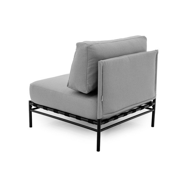 Svetlo siv modul vrtne sedežne garniture (sredinski modul) Dandy – Sit Sit-image-4