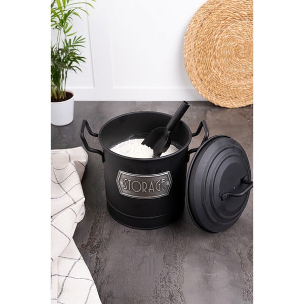 Jeklena posoda za hrano z lopatko – Hermia-image-2