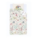 Bela/bež enojna bombažna otroška posteljnina 135x200 cm Transport – Bianca