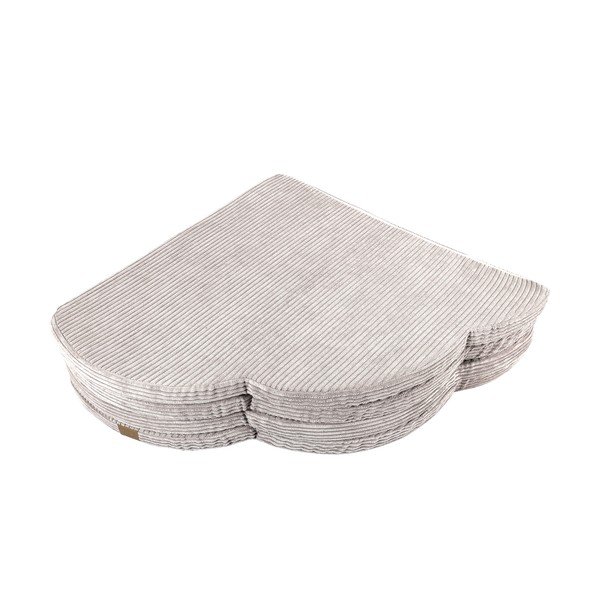 Slonokoščena otroška igralna podloga 160x160 cm – Meowbaby-image-3