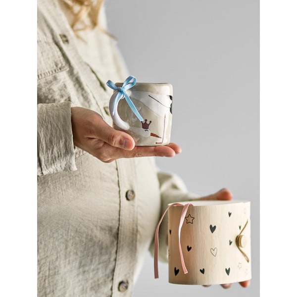 Bež keramična otroška skodelica 225 ml Bambino – Bloomingville Mini-image-1