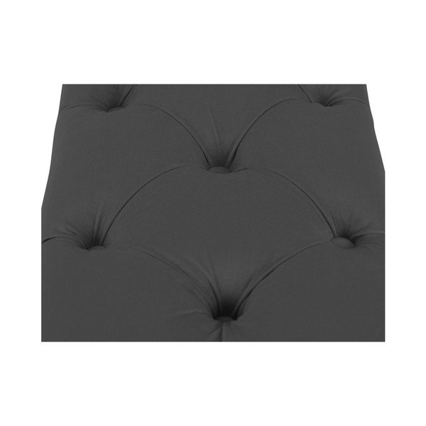 Temno siv otoman za posteljo s prostorom za shranjevanje Kooko Home Manna, 47 x 140 cm-image-3