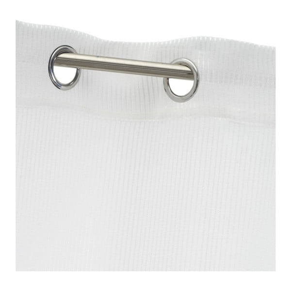 Bela prosojna zavesa iz mešanice lana 140x260 cm Fifties – Casa Selección-image-3