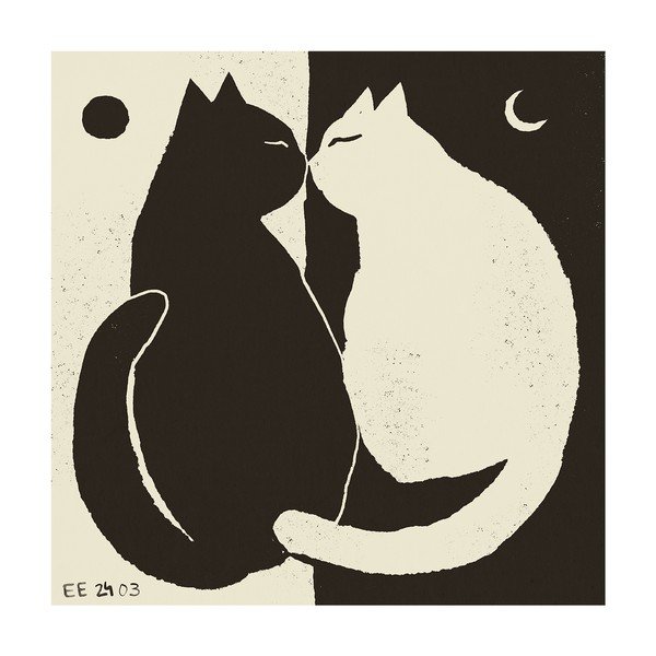 Plakat 50x50 cm You and Me – Enikő Katalin Eged – The Poster Club