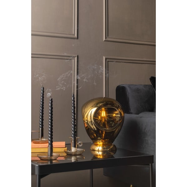 Svetlo rjav steklen svečnik PT LIVING Mod-image-1