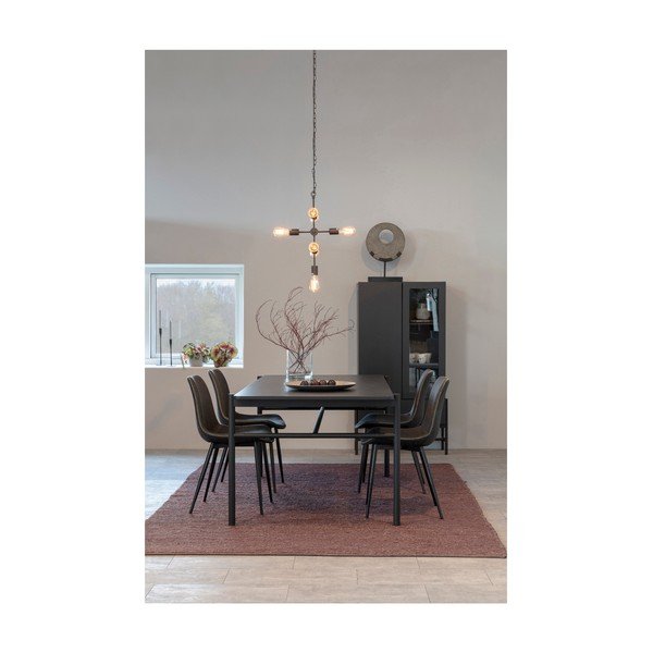 Interstil Norse črna omara, višina 150 cm-image-2