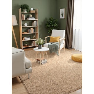 Svetlo rjava pralna preproga 200x290 cm Rocco Caramel – Elle Decoration