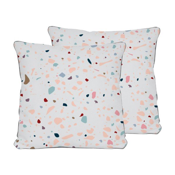 Pisana okrasna blazina Really Nice Things Terrazo, 45 x 45 cm-image-1