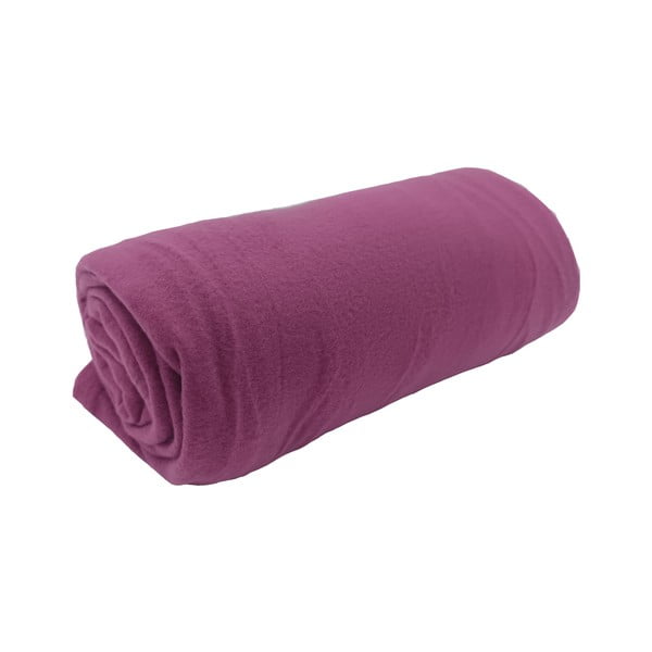 Vijolična odeja iz flisa 150x200 cm Plain – JAHU collections