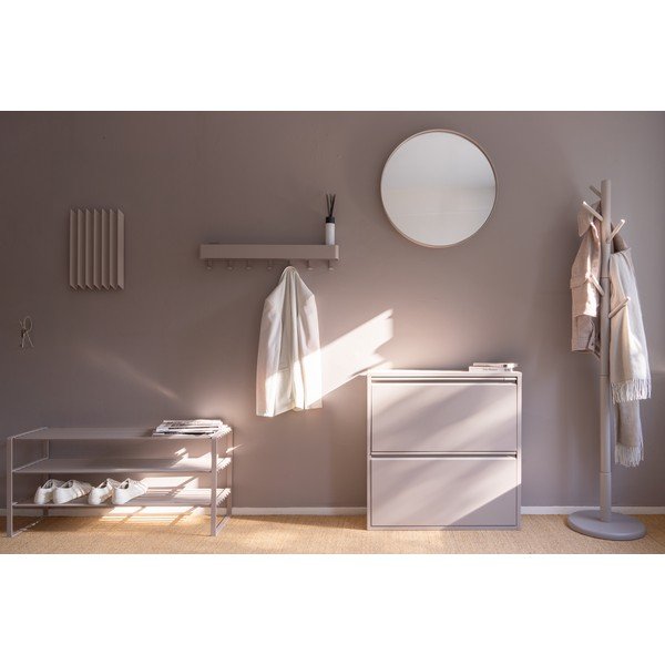 Sivorjava kovinska omarica za čevlje 70x48,5x29 cm Rex – Spinder Design-image-4