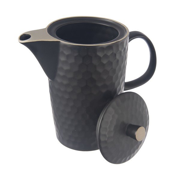 Črn keramičen čajnik 1,3 l Tea Time – Orion-image-2
