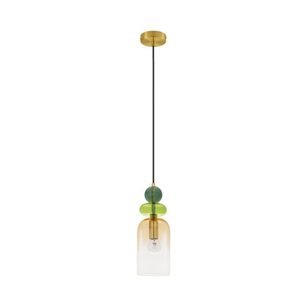 Steklena viseča svetilka v zlati barvi ø 11 cm Murano – Nova Luce