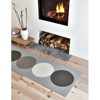 Siva/kremno bela notranja in zunanja preproga 70x140 cm Otto Clay – Pappelina