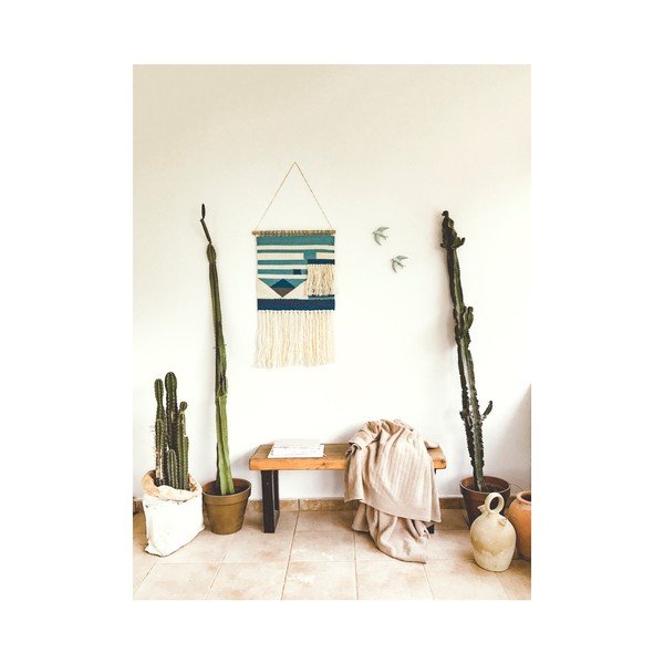 Bombažna tapiserija Surdic Kinfolk, 48 x 48 cm-image-1