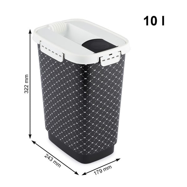 Črna škatla za brikete 10 l Cody - Rotho-image-4