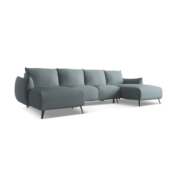 Svetlo modra kotna sedežna garnitura Malie – Makamii-image-4