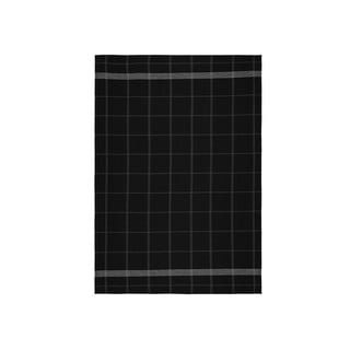 Črna bombažna kuhinjska krpa Södahl Geometric, 50 x 70 cm