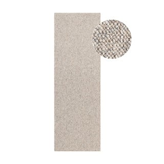 Siv/kremno bel pralen tekač 80x240 cm Rocco Dark Cream – Elle Decoration