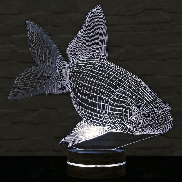 3D namizna svetilka Fish Joe