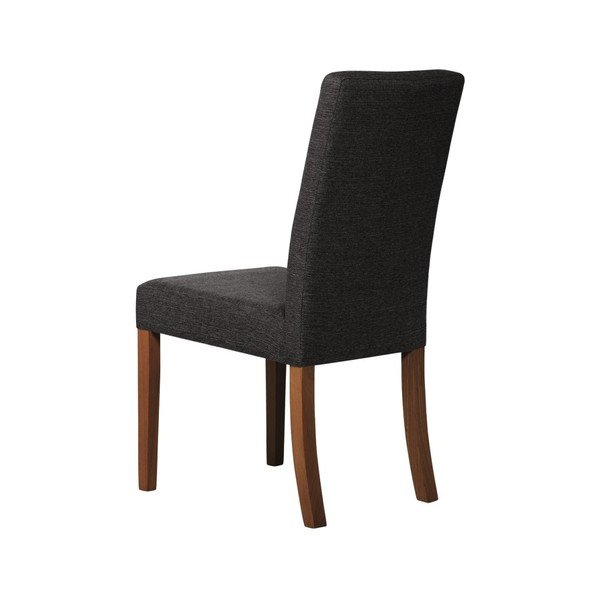 Antracitno siv stol s temno rjavimi bukovimi nogami Ted Lapidus Maison Tonka-image-4