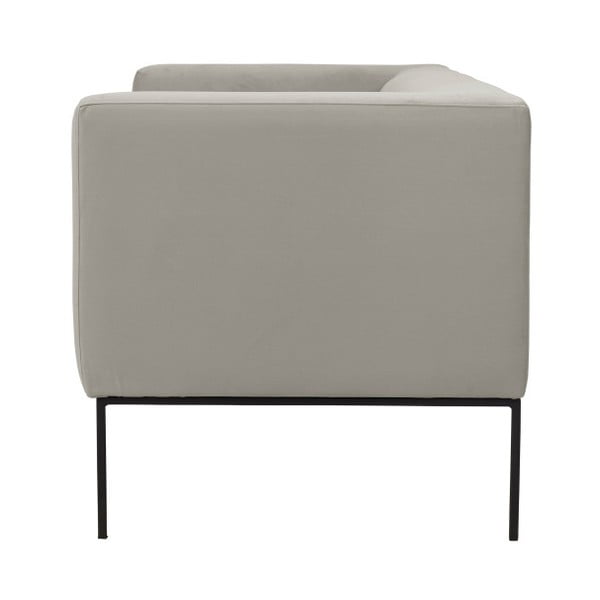 Bež žametna zofa Windsor & Co Sofas Neptune, 195 cm-image-3