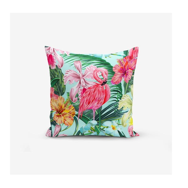 Prevleka za vzglavnik Minimalist Cushion Covers Yalnız Flamingo, 45 x 45 cm