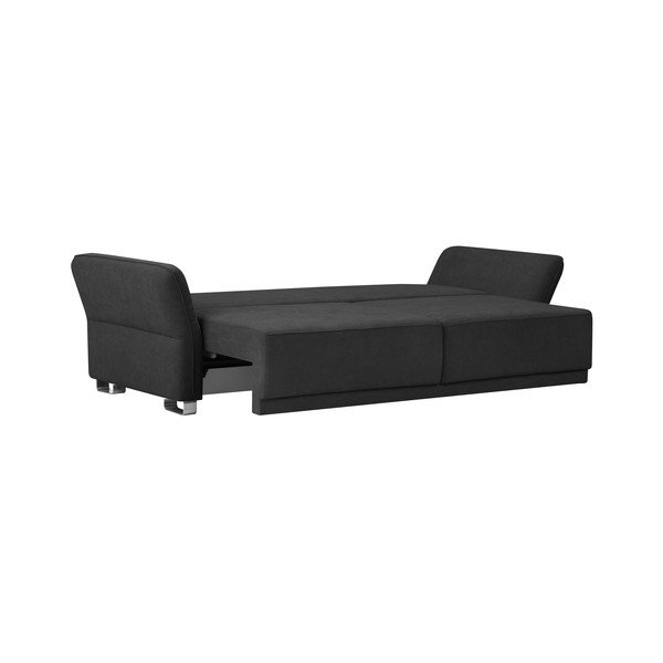 Temno siva raztegljiva sedežna garnitura s shranjevalnim prostorom Windsor & Co Sofas Casiopeia, 245 cm-image-4