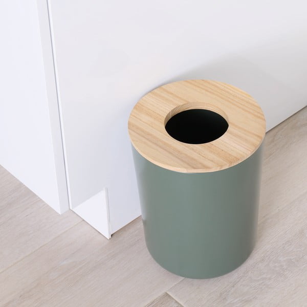 Zelen koš za smeti iDesign Eco Vanity-image-2