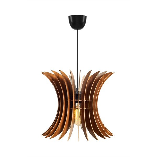 Viseča svetilka v naravni barvi ø 35 cm – Opviq lights