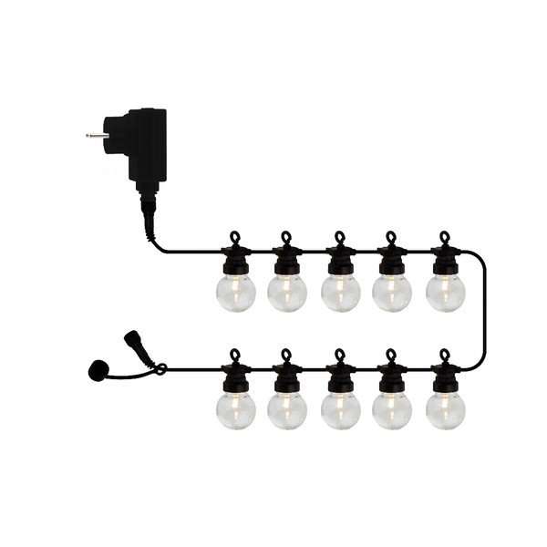 Svetlobna veriga število žarnic 10 ks dolžina 300 cm Lucas Clear – Sirius