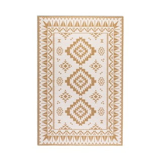 Oker rumena/kremno bela zunanja preproga 80x150 cm Gemini – Elle Decoration