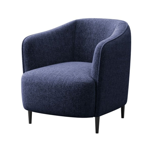 Temno moder fotelj Galbe – Ghado-image-2