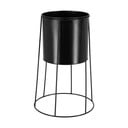 Črn nosilec za za cvetlični lonček Esschert Design Planter