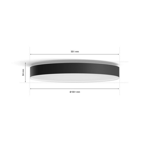 LED pametna stropna svetilka 48 W Enrave – Philips Hue-image-4