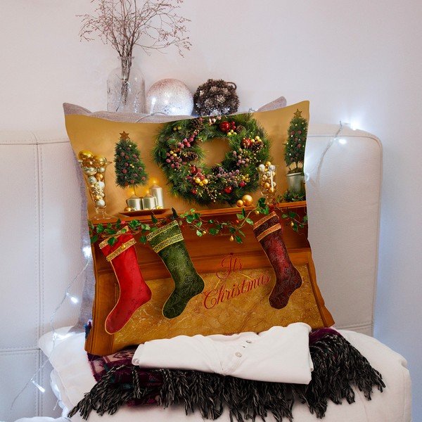 Prevleka za blazino z božičnim motivom 43x43 cm – Mila Home-image-3