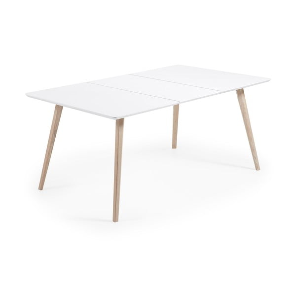 Raztegljiva jedilna miza z dodatno ploščo 90x140 cm Eunice – Kave Home-image-3