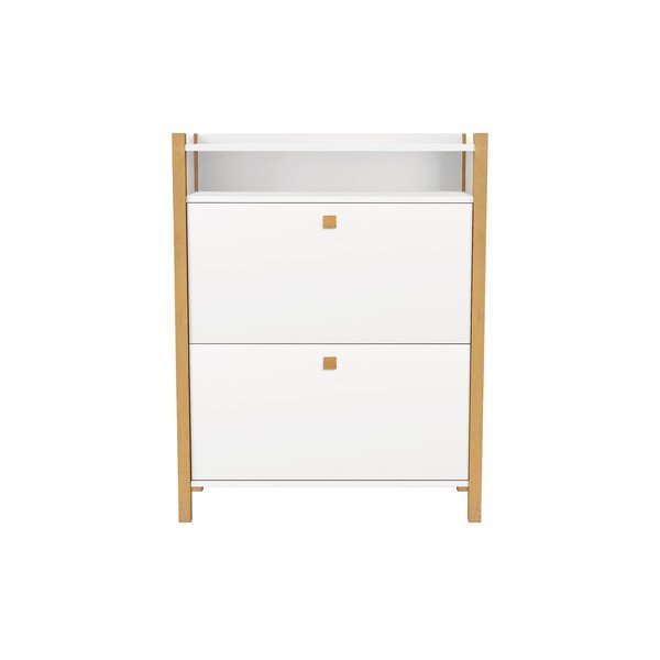 Bel regal za čevlje z 2 vratoma Woodman Hannover-image-2