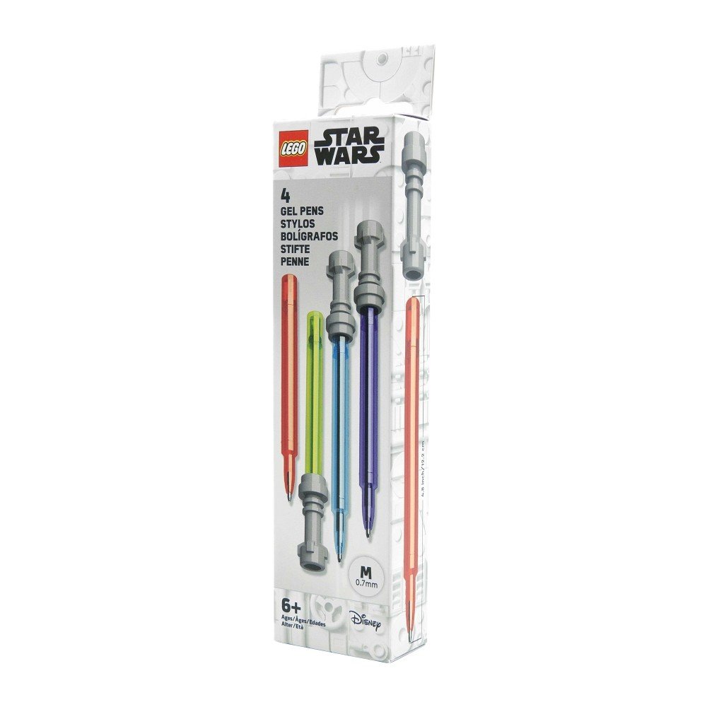 Pisala z gelom v kompletu 4 ks Star Wars