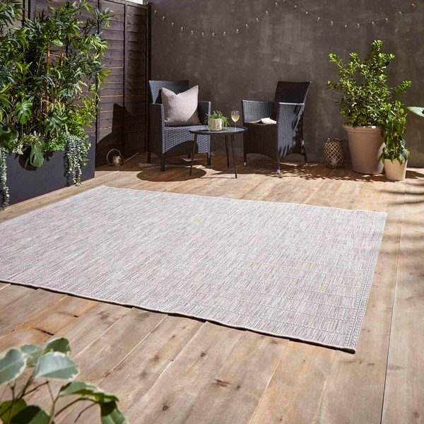 Svetlo siva zunanja preproga 120x170 cm Santa Monica – Think Rugs-image-2